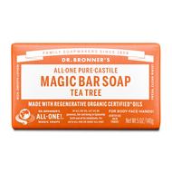 Dr Bronner's Tea Tree Pure Castile Soap Bar 140 g