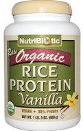 NutriBiotic Organic Rice Protein Vanilla 1 lb