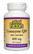 Natural Factors Coenzyme Q10 400 mg 60 Softgels