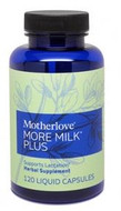 Motherlove More Milk Plus 120 Veg Capsules