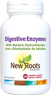 New Roots Digestive Enzymes 100 Veg Capsules New Look