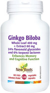 New Roots Ginkgo Biloba 120 Veg Capsules New Look