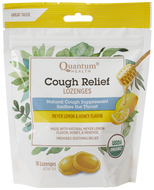 Quantum Health Cough Relief Organic Meyer Lemon Flavor 18 Lozenges 