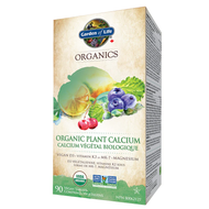 Garden of Life Organic Plant Calcium 90 Vegan Tablets