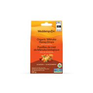Wedderspoon Organic Manuka Honey Drops With Ginger & Echinacea