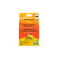 Wedderspoon Organic Manuka Honey Drops With Lemon & Bee Propolis