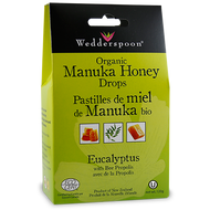 Wedderspoon Organic Manuka Honey Drops With Eucalyptus & Bee Propolis 120 g