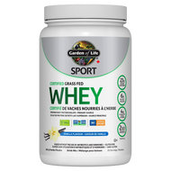 Garden of Life Sport Certified Grass Fed Whey Protein Vanilla 