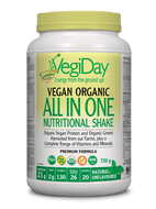 VegiDay All in One Nutritional Shake Unflavoured 720 g