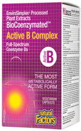 Natural Factors BioCoenzymated Active B Complex 120 Veg Capsules Natural Factors BioCoenzymated Active B Complex 120 Veg Capsules
