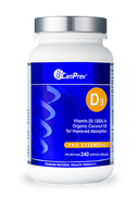 CanPrev D3 with Organic Coconut Oil 240 Softgels