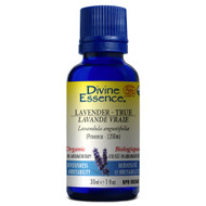 Divine Essence Lavender True (Provence-1200m) Essential Oil Organic 30ml