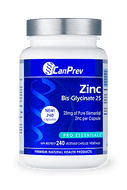 CanPrev Zinc Bis-Glycinate 25 mg 240 Veg Capsules