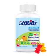 allKiDz Multi Gummy Bears Vegetarian 90 Gummies
