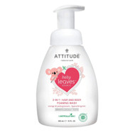 Attitude Baby Leaves 2in1 Hair and Body Foaming Wash Orange Pomegranate 295ml