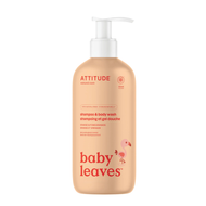 Attitude Baby Leaves Baby Shampoo & Body Wash 2-in-1 Orange Pomegranate 473 ml
