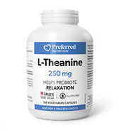 Preferred Nutrition L-Theanine 250 mg 120 Veg Capsules