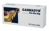 Unda Gammadyn Cu-Au-Ag 30 Tablets
