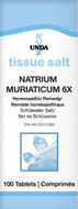 Unda Scheussler Tissue Salt Natrium Muriaticum 6X - 100 Tablets