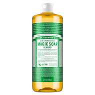 Dr Bronner's Almond Pure Castile Liquid Soap 32 Oz