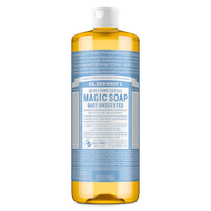 Dr Bronner's Baby Unscented Pure Castile Liquid Soap