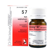 Dr Reckeweg S7 - Kali Sulphuricum 12X - 200 Tablets (10076) 