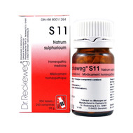 Dr Reckeweg S11 - Natrum Sulphuricum 12X - 200 Tablets (10088)