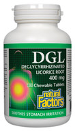 Natural Factors DGL 180 Chewable Tablets