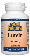 Natural Factors Lutein 40 mg 60 Softgels