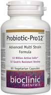Bioclinic Naturals Probiotic Pro12 - 60 Veg Capsules