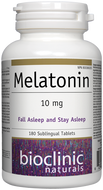 Bioclinic Naturals Melatonin 10 mg - 180 Sublingual Tablets