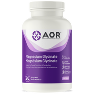 AOR Magnesium Glycinate 90 Veg Capsules