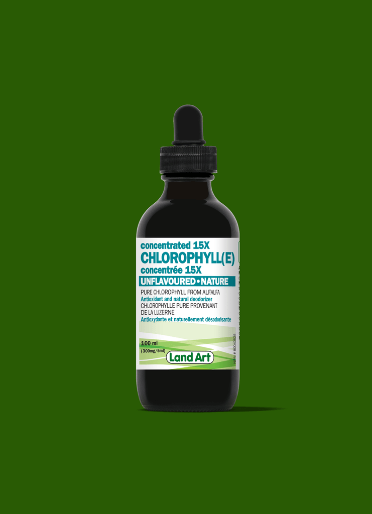 Land Art Chlorophyll(E) Concentrated 15X Unflavored 100ml | Chlorophyll ...