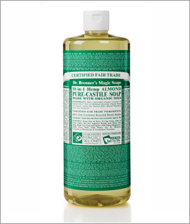 Organic Peppermint Pure Castile Liquid Soap by Dr Bronner's Dr Bronner's