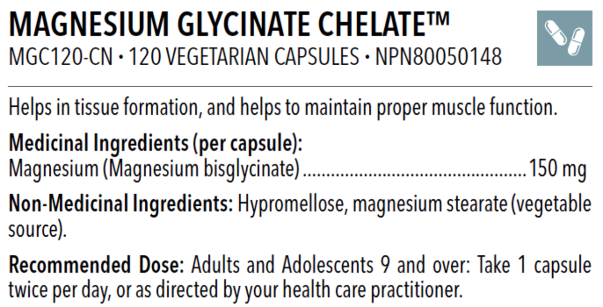 Magnesium Glycinate Chelate by Designs for Health
