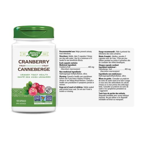 Cranberry Fruit by Nature's Way Buy Cranberry Fruit in Canada online