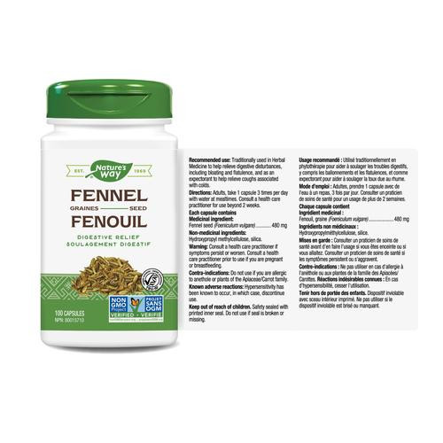 Fennel Seed by Nature's Way Buy Fennel Seed in Canada Buy online