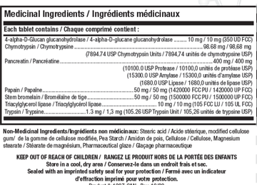 Biotics Research Intenzyme Forte – 500 Tablets, Digestive & Joint Support, Gluten Free, Exp 07/2026