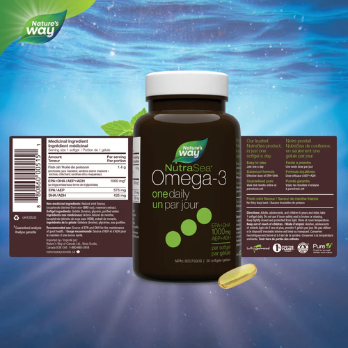 NutraSea One Daily Omega 3 Ingredients
