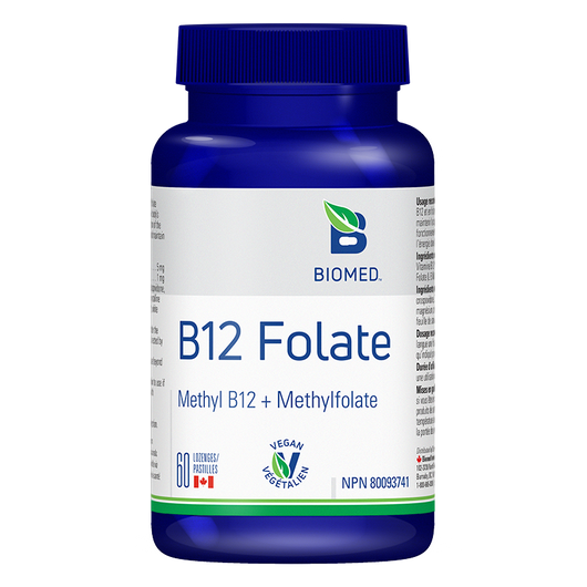 Biomed B12 Folate 60 Lozenges