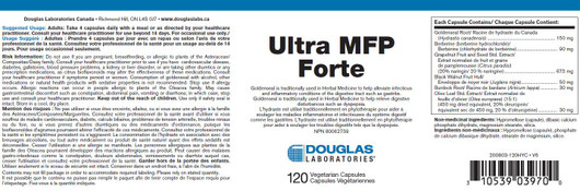 Douglas Laboratories Ultra MFP Forte 120 Veg Capsules Ingredients