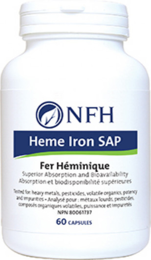 NFH Heme Iron SAP 60 Capsules