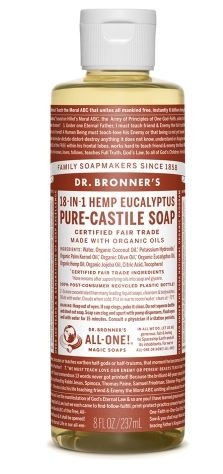 Dr Bronner's Eucalyptus Pure Castile Liquid Soap 237 ml