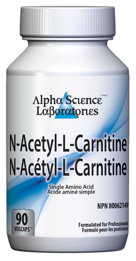 Alpha Science N-Acetyl-L-Carnitine 90 Veg Capsules