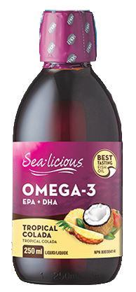 Sea-licious Omega 3 Liquid Tropical Colada 250 ml