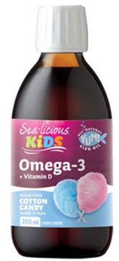 Sea-licious Kids Omega 3 Cotton Candy 250 ml
