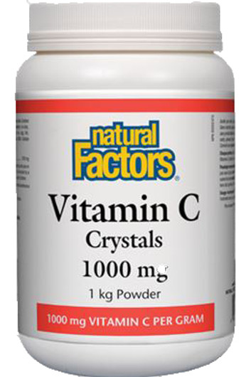 Natural Factors Vitamin C 1000 mg Crystals Powder 1 kg