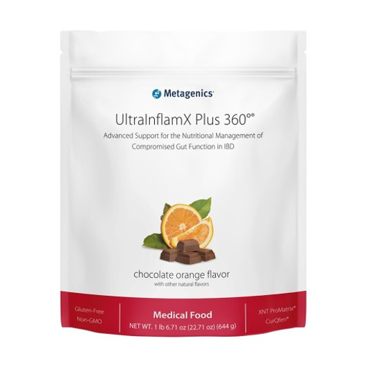 Metagenics UltraInflamX PLUS 360 Chocolate Orange ( previous look)