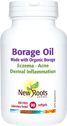 New Roots Borage Oil 1000 mg 90 Softgels New Look