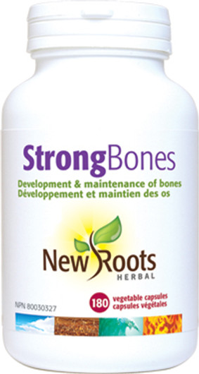 New Roots Strong Bones 180 Veg Capsules